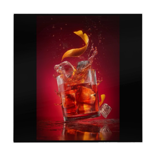 Splashing Negroni Cocktail Mahjong Mats