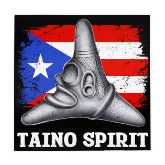 Puerto Rico Cemi Triangle Statue Flag Mahjong Mats