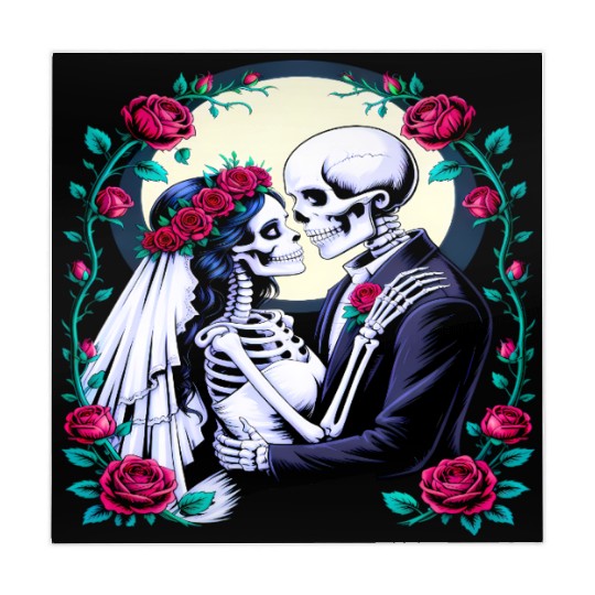 Bride and Groom Eternal Love Romantic Wedding Mahjong Mats