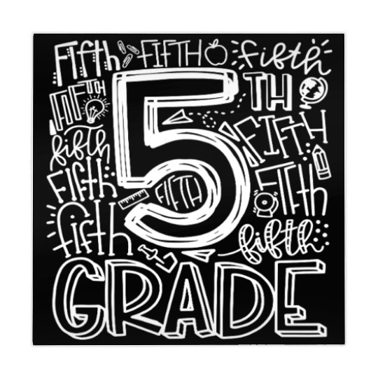 5th Grade Typography Team Fifth Grade Teacher Back Mahjong Mats