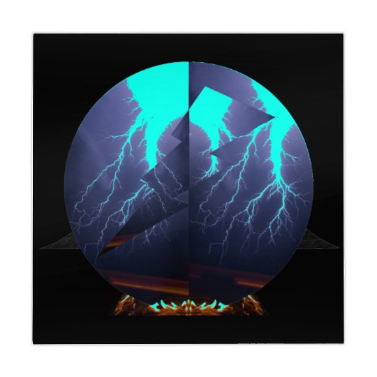 Royal Blue Lightning Mahjong Mats