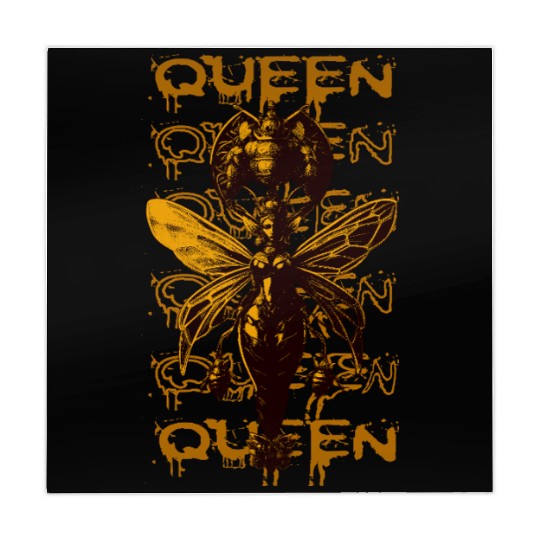 Queen Bee Warrior – Dark Fantasy Insect Art Mahjong Mats