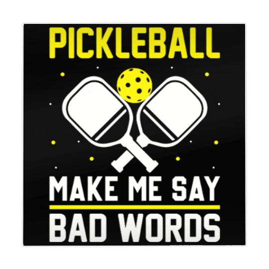 Pickleball Make me say bad words Mahjong Mats