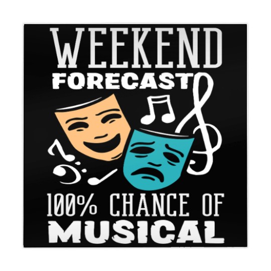 Weekend Forecast 100% Chance of Musical Lover Mahjong Mats