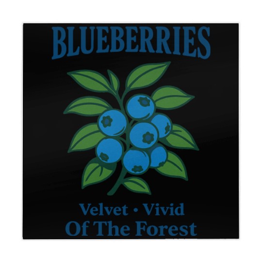 Blueberry the sweet fruit of the wild forest Mahjong Mats