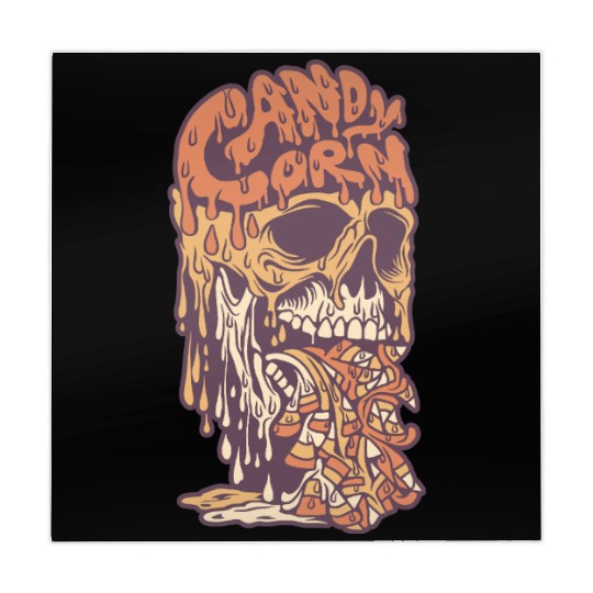 Candy Corn Skull Mahjong Mats