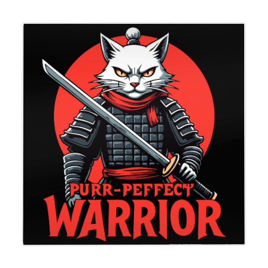 Purr-Perfect Warrior Cat Design Mahjong Mats