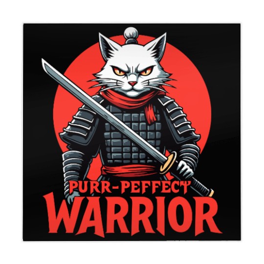 Purr-Perfect Warrior Cat Design Mahjong Mats