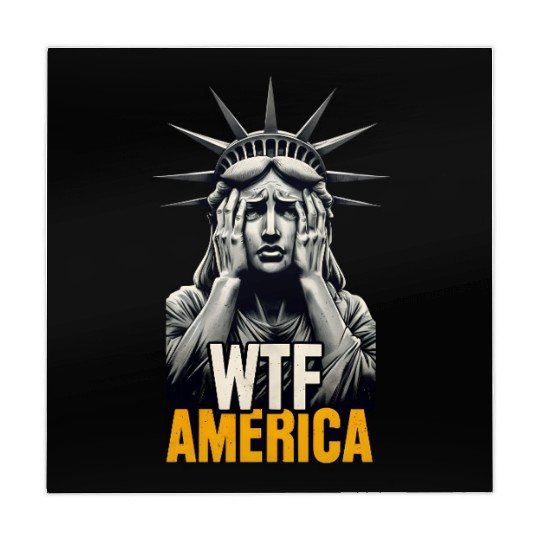 Contemporary Statue of Liberty Parody Design Mahjong Mats