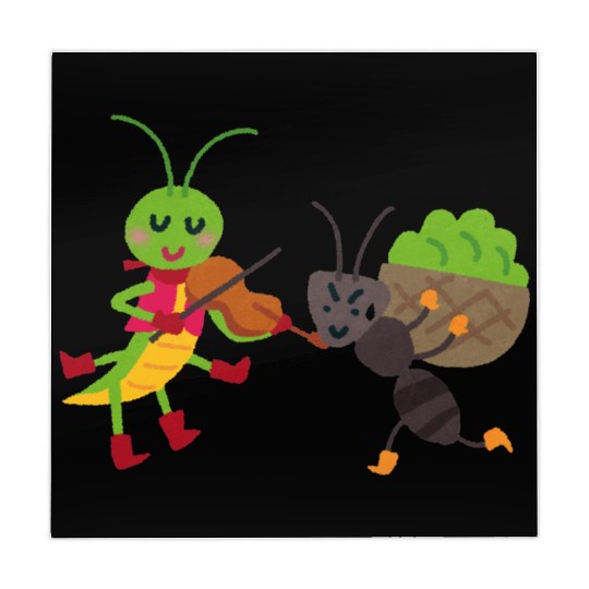 Work Hard, Play Loud – Ant & Cicada LifeTee Mahjong Mats