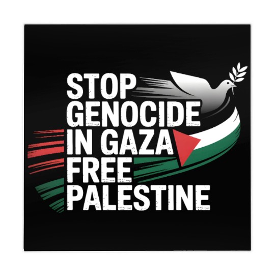 Free Palestine Now – End Genocide in Gaza Mahjong Mats
