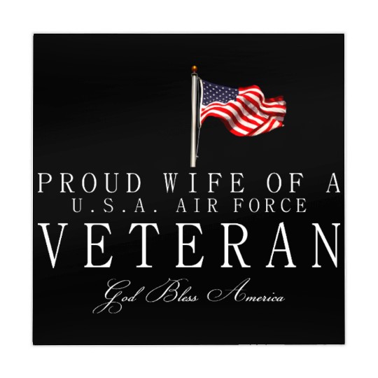 Proud Wife Of A US Air Force Veteran Mahjong Mats