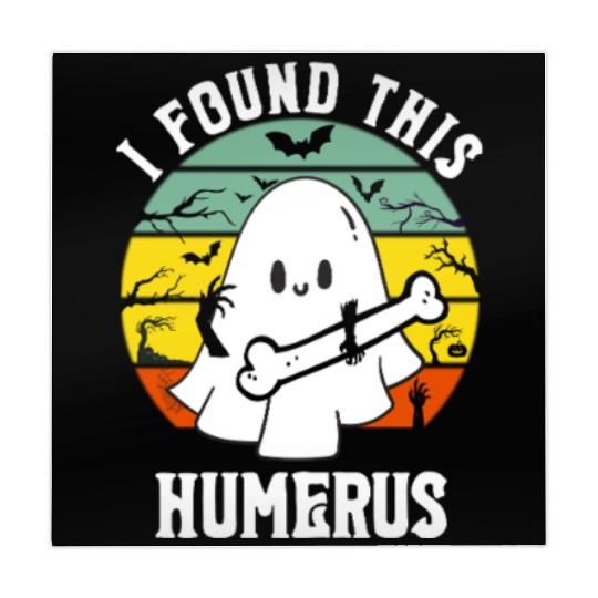 Funny Ghost Pun I Found This Humerus Halloween Mahjong Mats