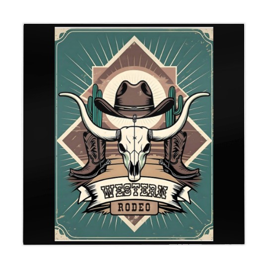 Western Rodeo Mahjong Mats: Authentic Cowboy Style Look