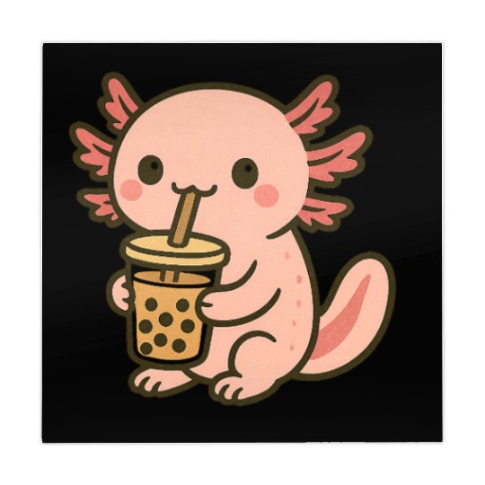 Kawaii Aspiring Dragon with Bubble Tea Mahjong Mats