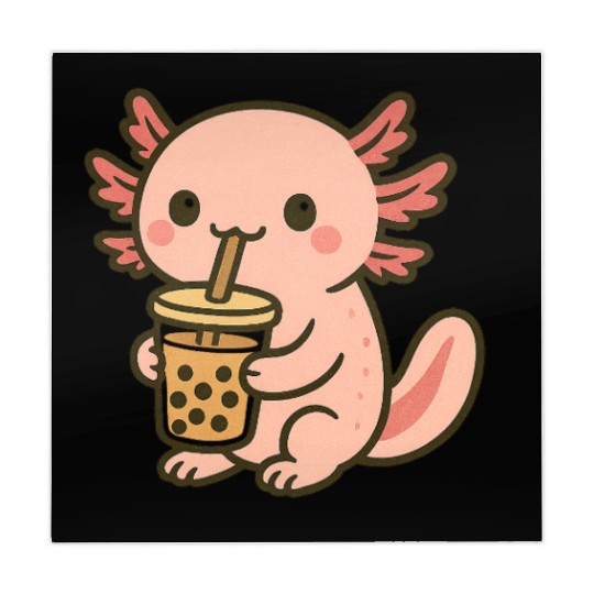 Kawaii Aspiring Dragon with Bubble Tea Mahjong Mats