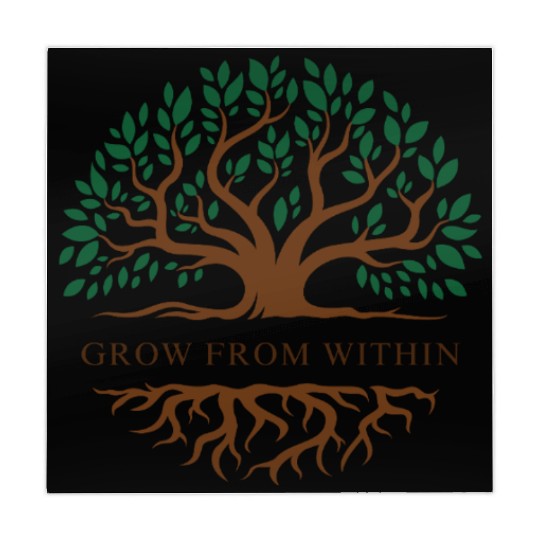 Inner Growth Tree Motif Mahjong Mats