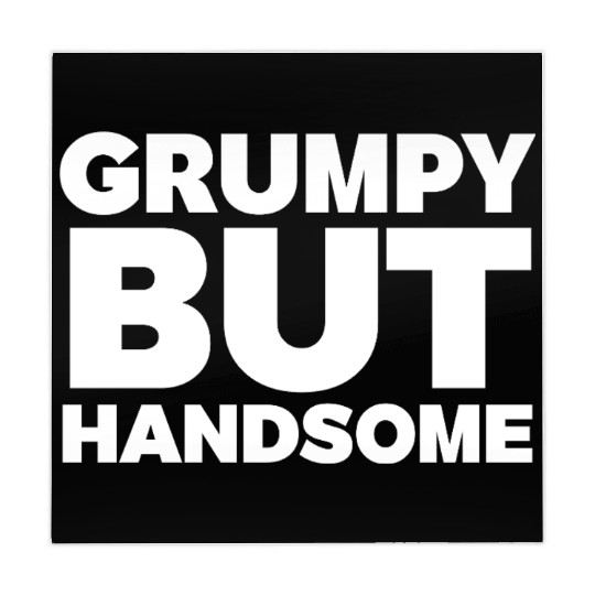 Grumpy But Handsome Funny Mahjong Mats