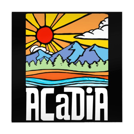 Acadia National Park Artistic Nature & Mountains Mahjong Mats