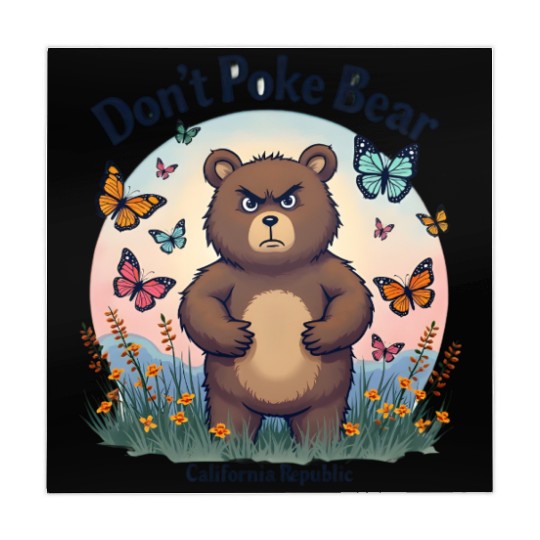 Don't Poke Bear Illustration design for women Mahjong Mats