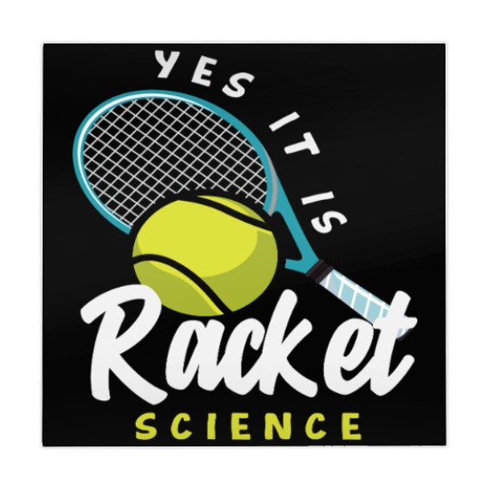 Yes It Is Racket Science Tennis Player Mahjong Mats