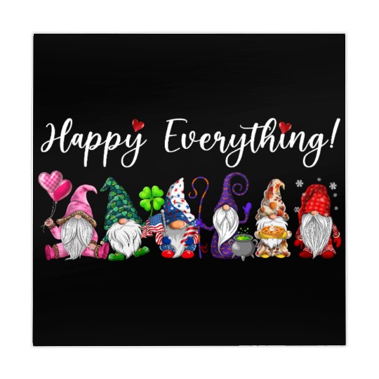 Happy Everything Gnomes Every Seasons All Year Mahjong Mats