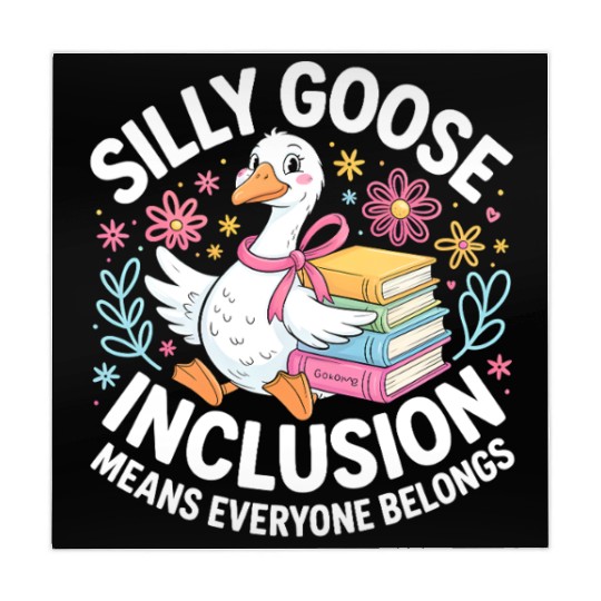 Funny Silly Goose Inclusion Means Everyone Belongs Mahjong Mats