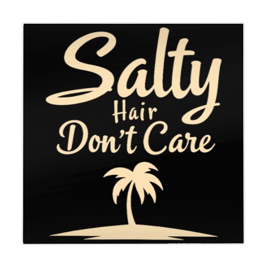 Salty Hair Don't Care Beach Vibes Mahjong Mats