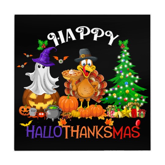 Retro Happy HalloThanksMas  Mahjong Mats