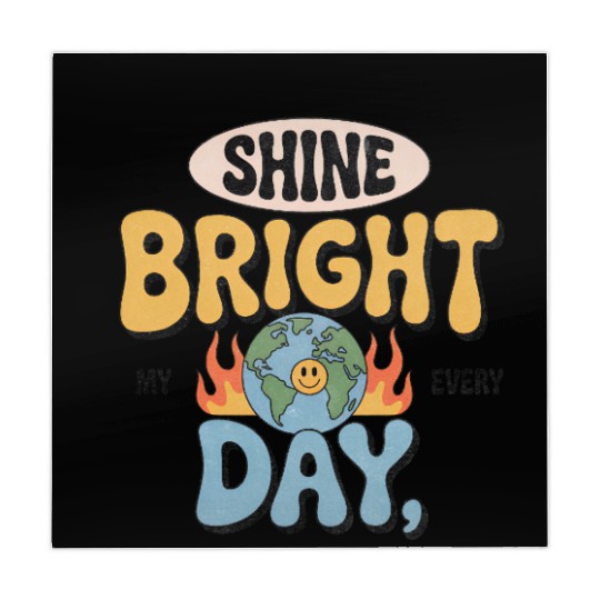 Shine Bright Day Earth Cheerful Design Mahjong Mats