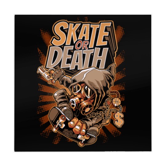 Skate or Death Urban Streetwear Design Mahjong Mats