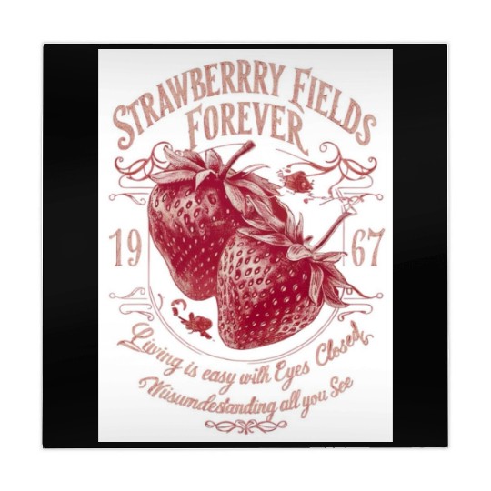 Strawberry Fields Forever Vintage Design Mahjong Mats