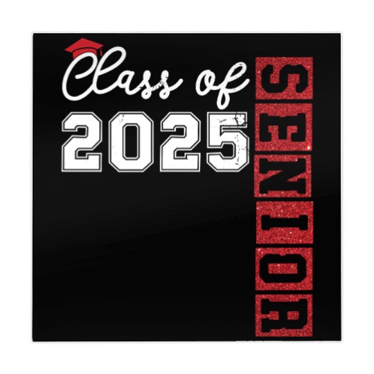 Class Of 2025 Senior Glitter Mahjong Mats