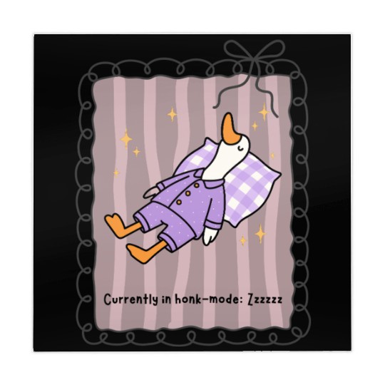 Silly Goose in Honk-Mode Pajama Design Mahjong Mats