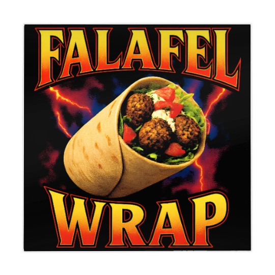 Falafel Wrap Favorite Food Funny Weird 90s Falafel Mahjong Mats