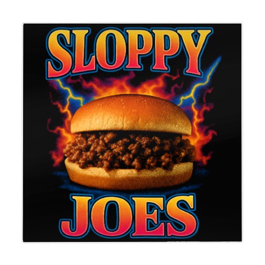 Sloppy Joes Favorite Food Funny Weird 90s Mahjong Mats