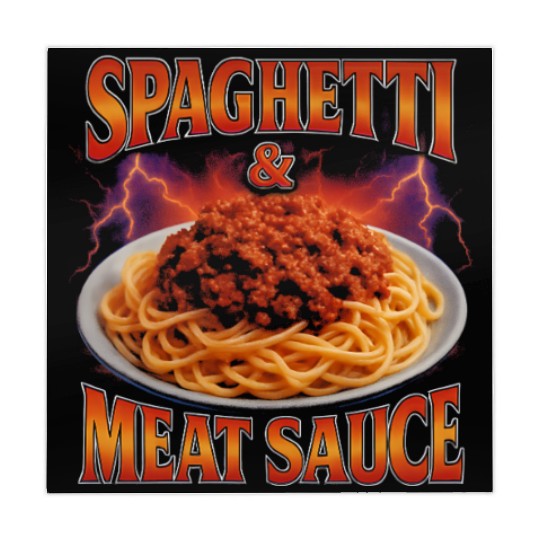 Spaghetti Favorite Food Funny Weird 90s Spaghetti Mahjong Mats