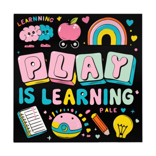 back to school-Colorful Learning Play Illustration Mahjong Mats