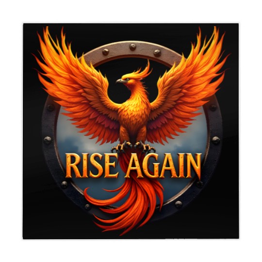 Phoenix Rising Empowerment Design Mahjong Mats