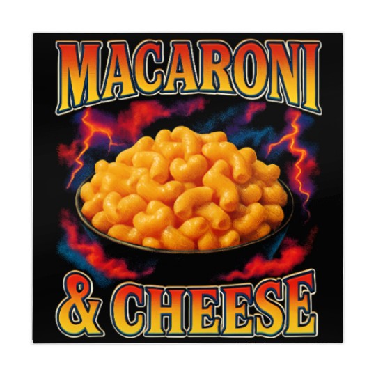 Macaroni And Cheese Favorite Food Weird 90s Mahjong Mats