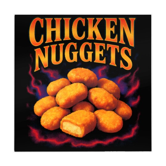 Chicken Nuggets Favorite Food Weird 90s Nuggets Mahjong Mats
