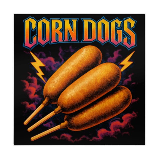 Corn Dogs Favorite Food Funny Weird 90s Corn Dogs Mahjong Mats