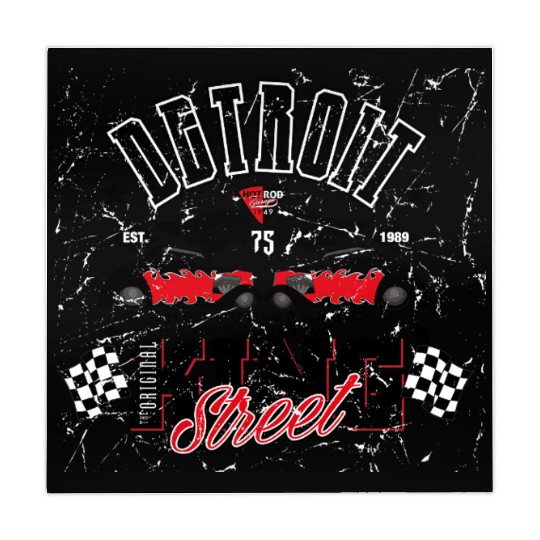 Retro Octobite Hot Rod Detroit Garage Mahjong Mats