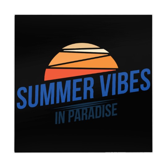 Summer Vibes in Paradise Design Mahjong Mats