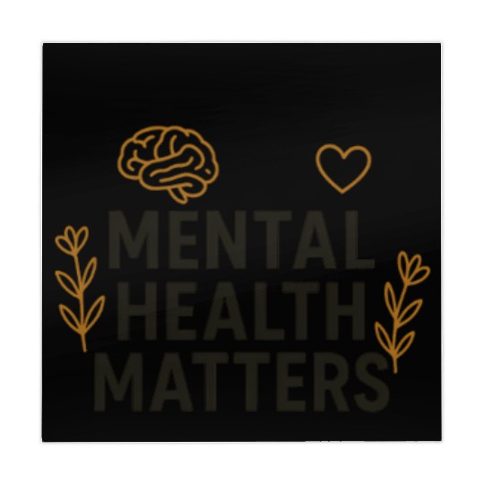 Mental Health Matters | Positive Mindset Graphic T Mahjong Mats