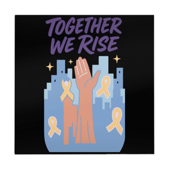 Together We Rise │ Childhood Cancer Awareness	 Mahjong Mats