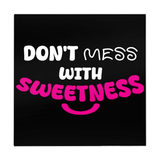Don’t Mess With Sweetness – Bold Playful Graphic Mahjong Mats