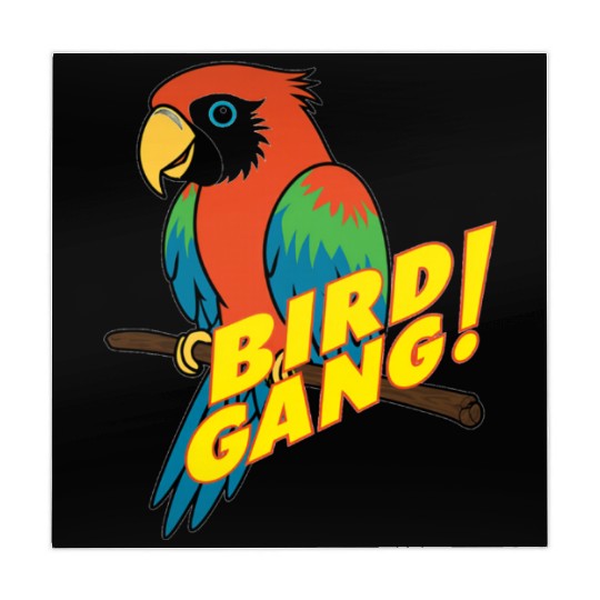Bird Gang Parrot Cartoon Sticker | Tropical Funny  Mahjong Mats
