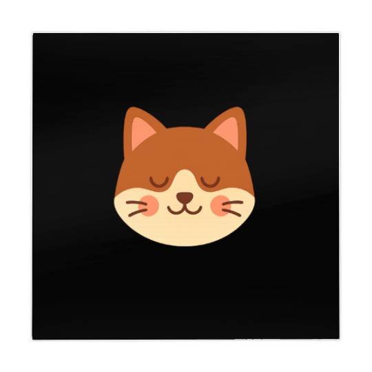 Minimal Cat Face – Cute Kitty Mahjong Mats