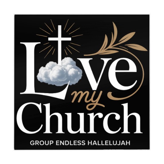 I Love My Church Cross Christian Streetwear Mahjong Mats